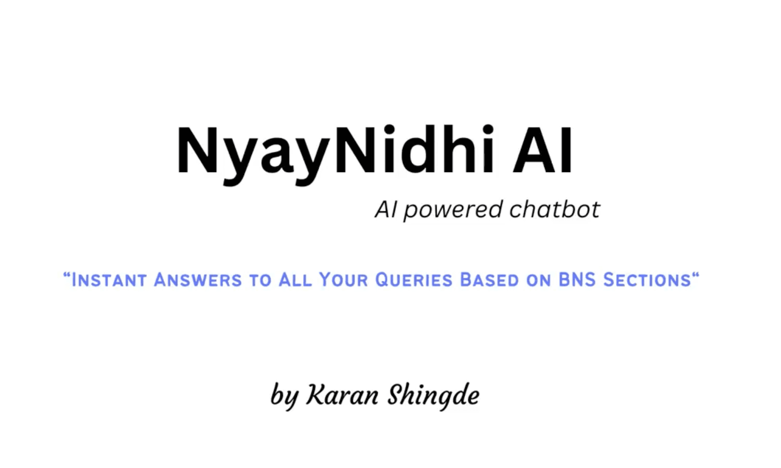 NyayNidhi AI Interface